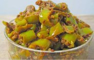 hari mirch fry