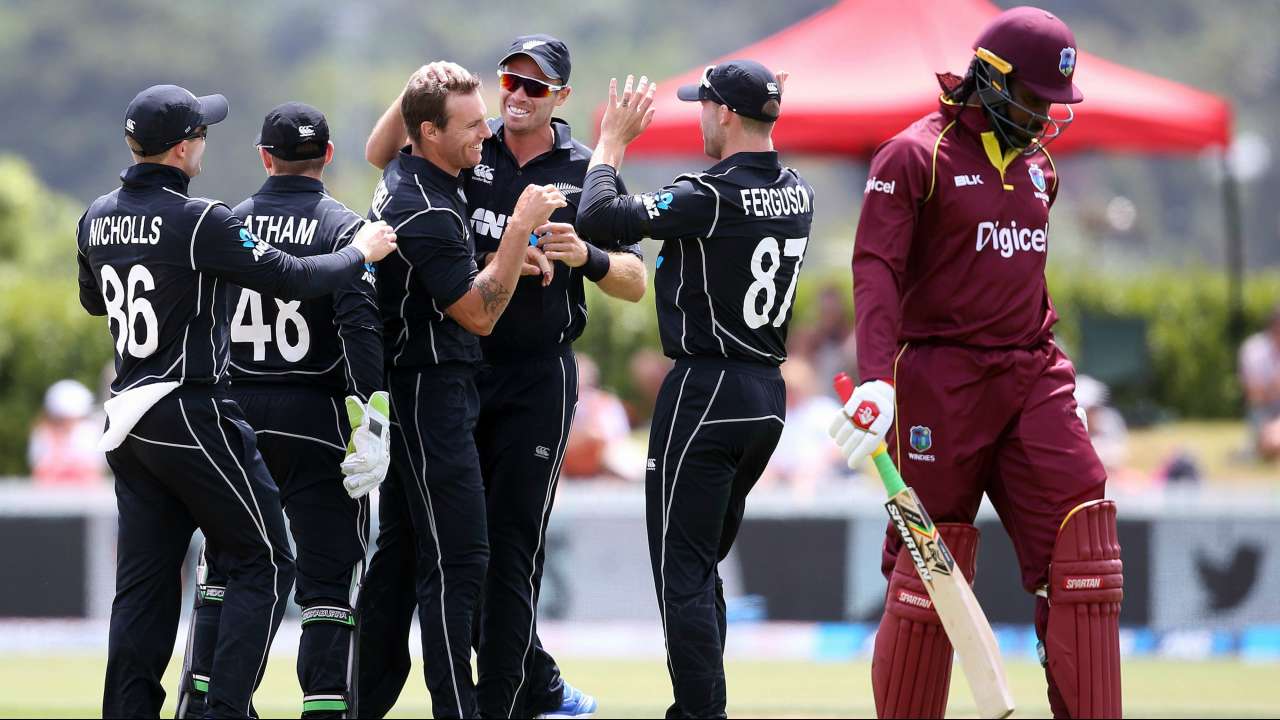 new Zealand clean sweet west Indies in ODI series