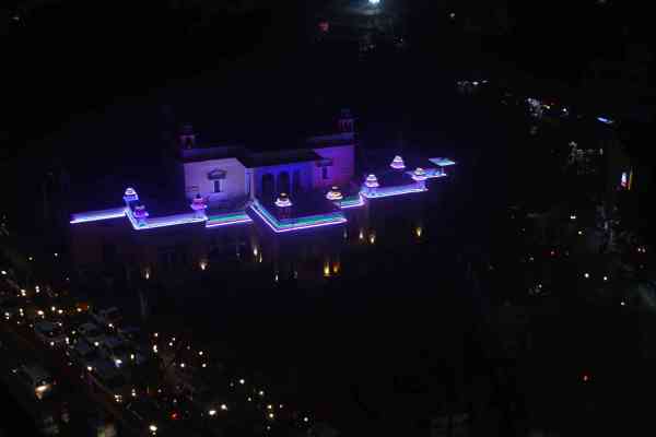 beautiful pics of colourful gandhi bhawan