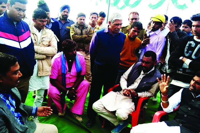 worker strike in suratgarh thermal