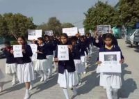 girl students rally 