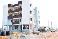 Bypassing quality in satna Prime minister housing scheme