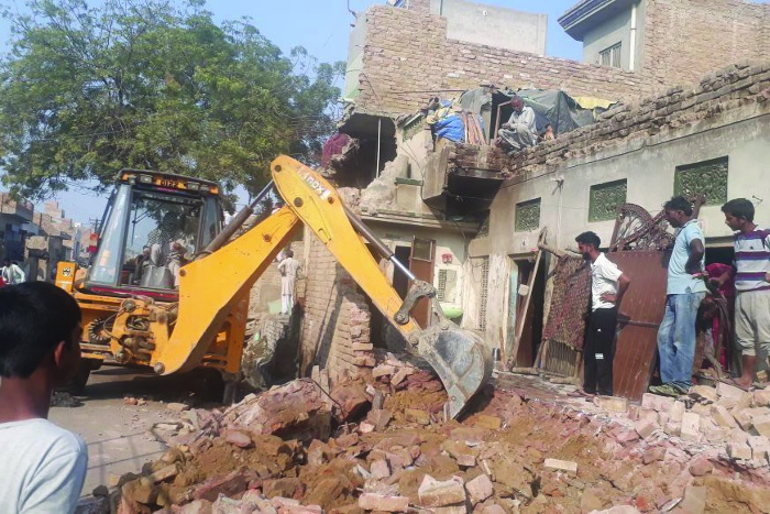 encroachment in kesrisinghpur