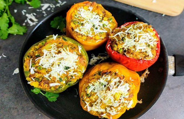 paneer stuffed shimla mirch