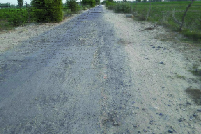 government careless about road construction