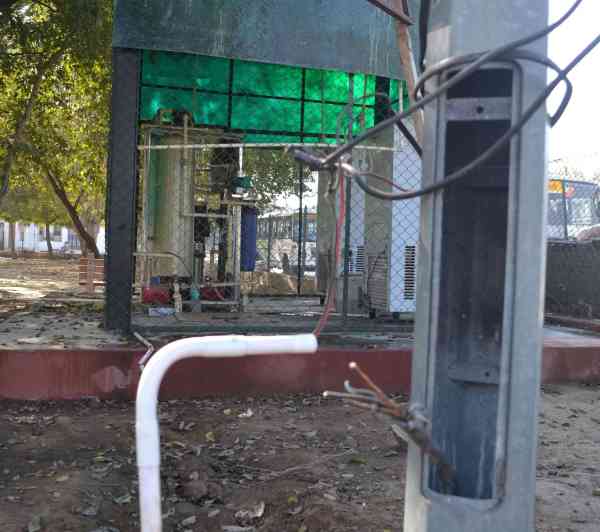 bad condition of central bus stand alwar