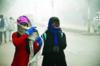 heavy fog in satna zero visibility