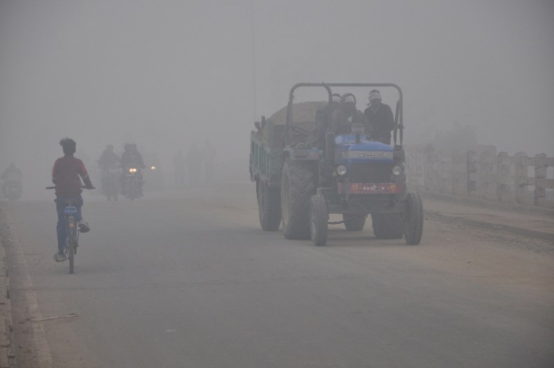 Morena News, Morena Hindi News, Mp Hindi News, Tractor Trolley, Morena, Fog, Sand Mafia's