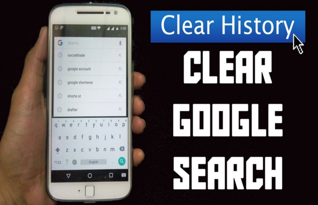 search history clear