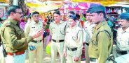 बाजार में कोतवाली पुलिस की दबिश, चप्पे-चप्पे की छानबीन के बाद 7 को पढ़ाया कानूनी पाठ....