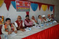 बालोतरा.लघु उद्योग मंडल भवन में आयोजित भाजपा की बैठक में उपस्थित भाजपा नेता