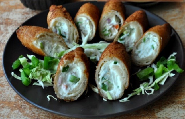 dahi kabab rolls