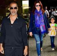akshay kumar is returned with family from south africa