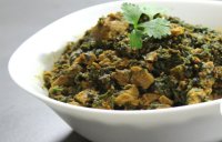 palak soya bhurji