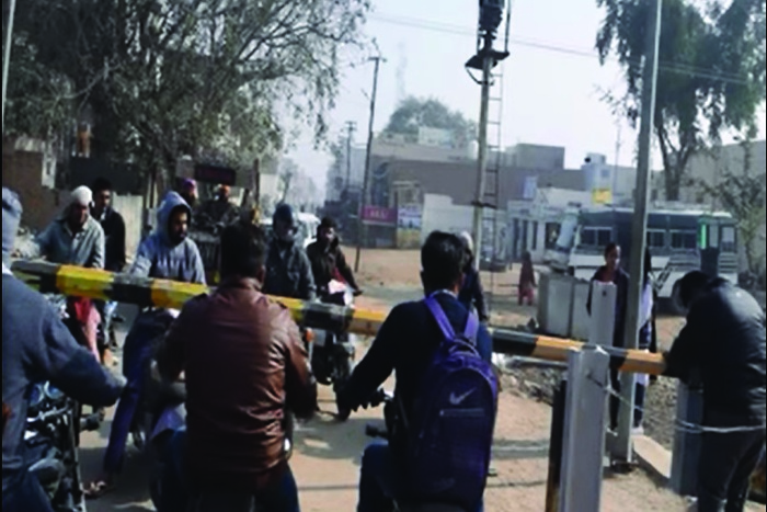 daily railway track bearer broke