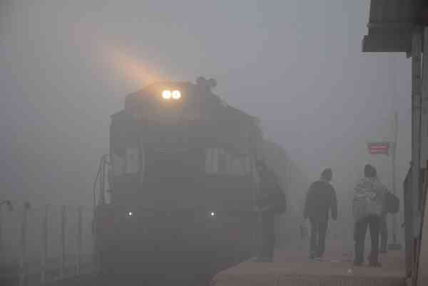 कोहरे की चादर में लिपटी आई सुबह देखे इन तस्वीरो में