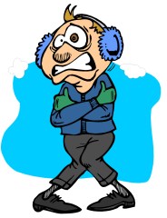 Active social media among the cold
