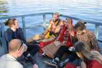 PIC: foreign couple celebrating their marriage at pichola lake udaipur