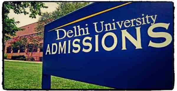 delhi university admission