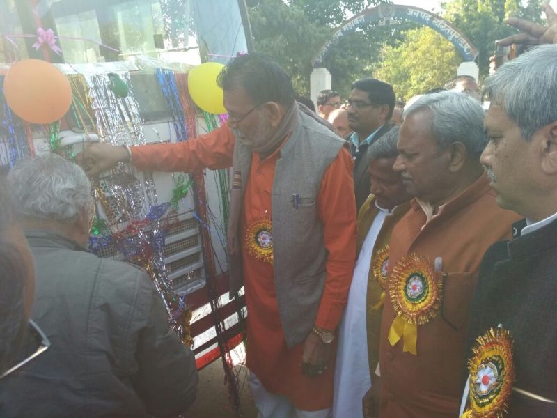 madawara to delhi via gwalior agra sarkari bus sewa