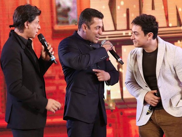 aamir and sharukh behind salman khan