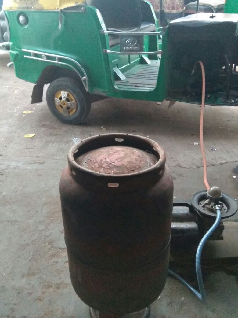 illegal gas Refilling