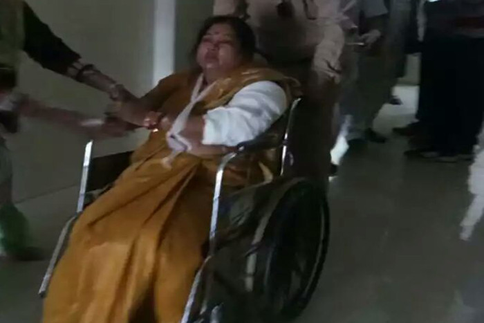 सांसद कमला पाटले सड़क दुर्घटना में घायल, रायपुर रेफर