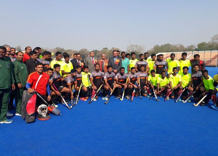 76th all india railway hockey gents championship start in jhansi