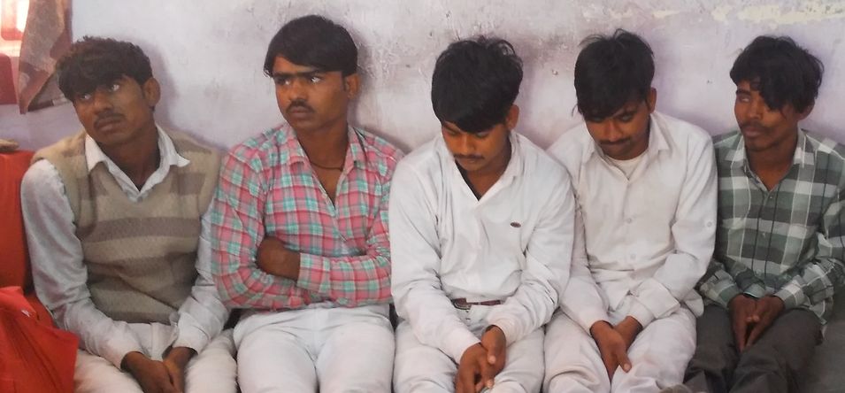police arrest five pickpocket from alwar congress relly