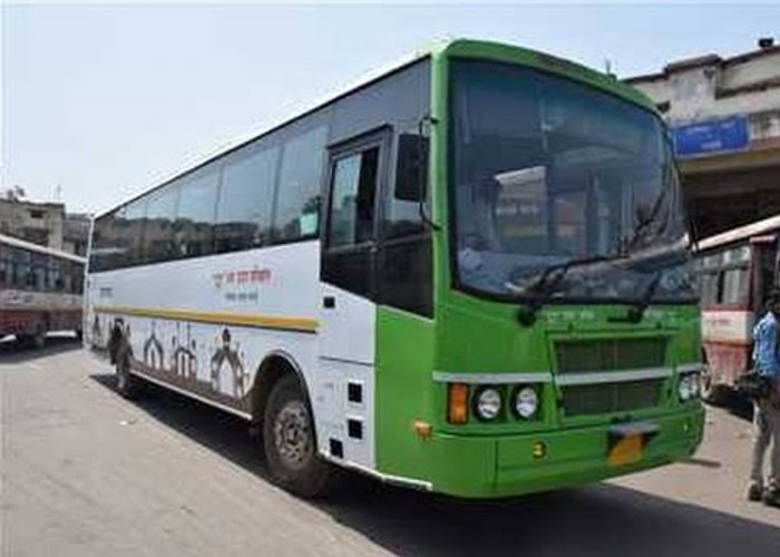 AC Janrath bus volvo lucknow to delhi fare news in hindi