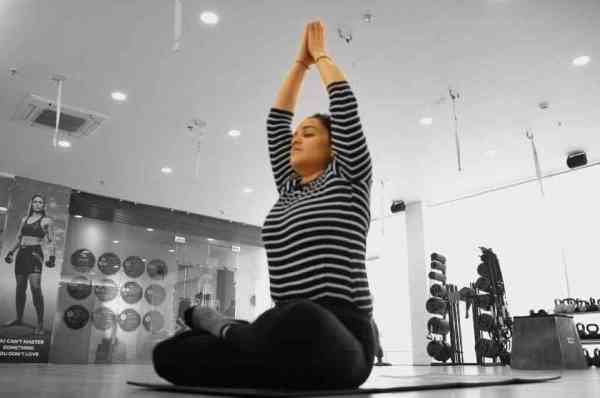 Aparna Yadav Bisht gym yoga photos
