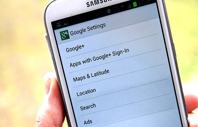 mobile phone settings