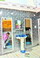 Withholding of website closure of beneficiary toilets