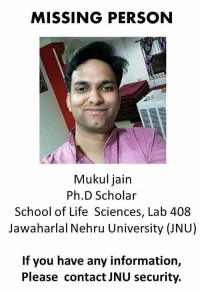 ghaziabad student mukul missing from jnu