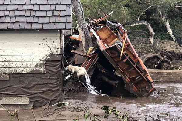 mudslide in california