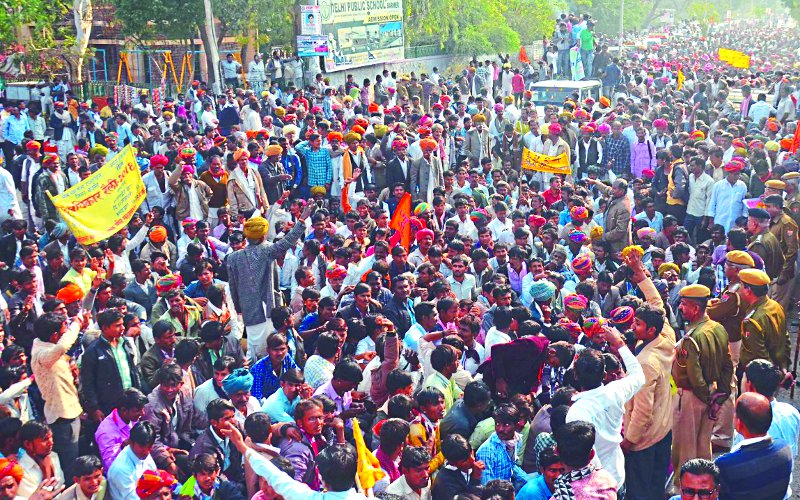 bheel adhikaar rally , protested