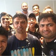 Video : under 19 team celebrated dravids brithday