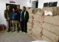 up stf, agra police, up police, police, jagdishpura police, mathura police, ganja Smuggler, stf arrested ganja Smuggler in agra, dcm, skoda car, jagdishpura police station