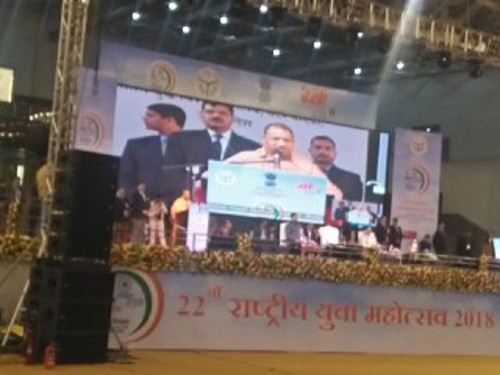 yogi adityanath again broke three decades myth and reach noida