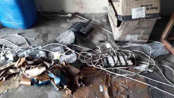 fire in cooler factory udaipur