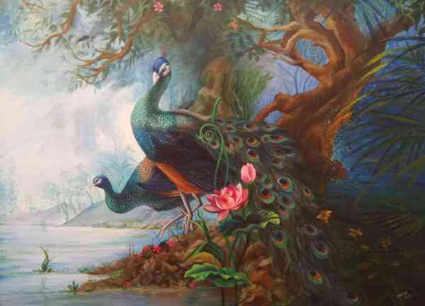 painting exhibition bagore ki haveli udaipur