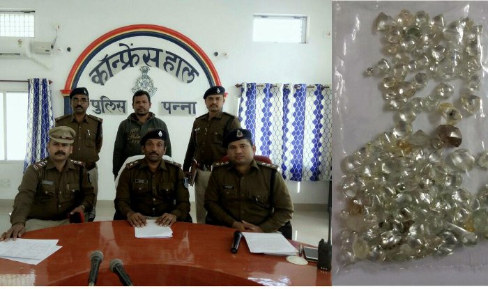 Diamond smuggler arrested with 70 part of Diamond
