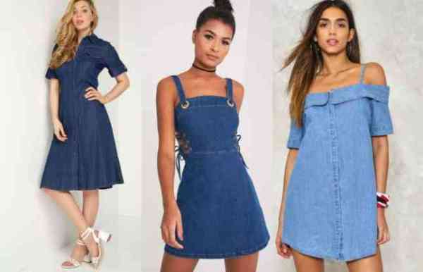 Denim dress