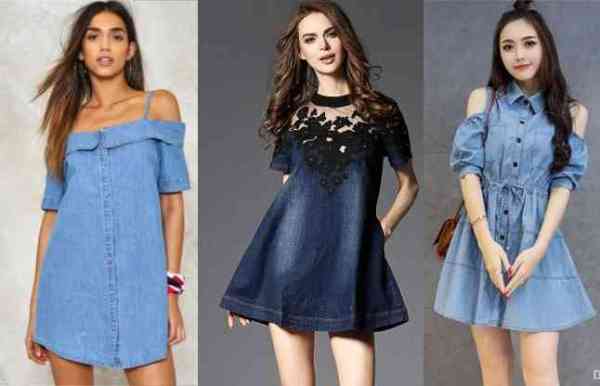 Denim dress
