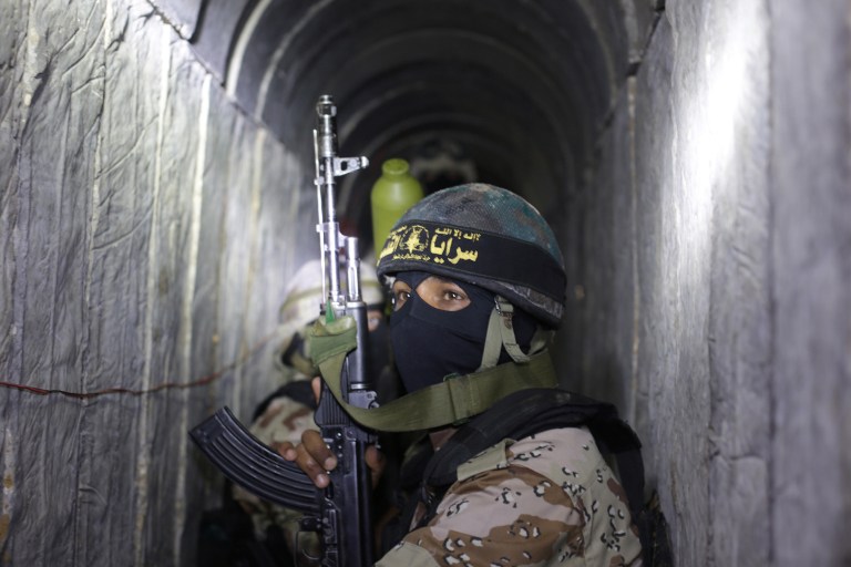 israel destroys tunnel from gaza intended for attacks