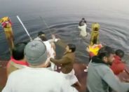 two groups fighting 