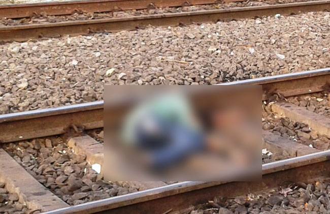 police found dead body of a man on railway track