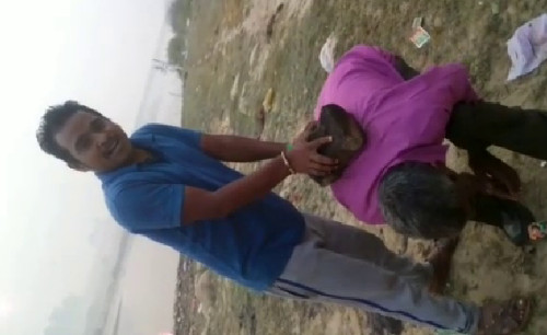 dabang punished defecation on the ramganga coast people in Moradabad