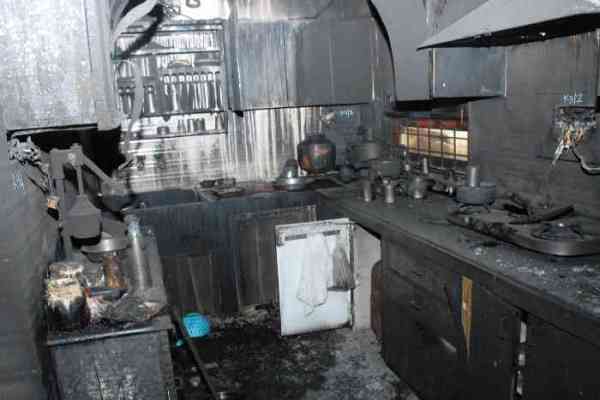 Cylinder blast at Vidhyadhar Nagar