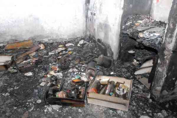 Cylinder blast at Vidhyadhar Nagar
